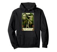 Monster Frankenstein and Bride Lovers Tarot Carte Squelette Sweat à Capuche