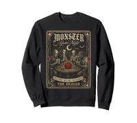 Monster Game Night Halloween : Nous Sommes Venus, Nous Avons vu, Nous Avons EU Peur Sweatshirt