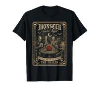 Monster Game Night Halloween : Nous Sommes Venus, Nous Avons vu, Nous Avons EU Peur T-Shirt Graphique avec Valeur