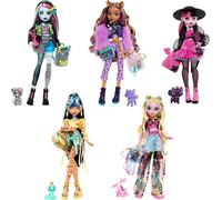 MONSTER HIGH 2022 Day Out - MTHKY73 - Poupée articulée 25cm - Personnage Frankie Stein
