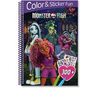 Monster high - 3d lenticular color and sticker fun - Collectif - Book'n App - broché - Document jeunesse