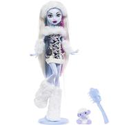 Monster High Booriginal Creeproduction Poupée Abbey Bominable Reproduction de collection avec support de poupée, journal intime et animal domestique
