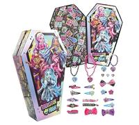 Monster High calendrier d'Avent avec bijoux et accessoires pour cheveux 21x7x34 cm