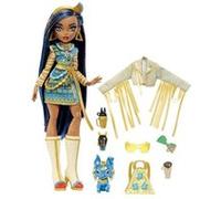 Monster High - Cleo de Nile avec animal de compagnie - Poupée - 4 ans et + - HHK54 - Poupée mannequin Multicolore G