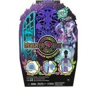Monster high - coffret casier secret énigmes du jardin twyla - plus de 125 looks - dressing poupee - set jouet et 1 carte