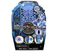 Monster high - coffret casier secret skulltimate abbey bominable - plus de 125 looks - dressing poupee - set jouet et carte