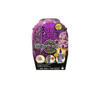 Monster High - Coffret Monstrueux Secrets Clawdeen Wolf - Poupee, Casier Dressing, Accessoires Mode - Set Jouet Fille et Carte