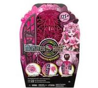 Monster High - Coffret Monstrueux Secrets Draculaura - Poupee Articulee, Dressing, Accessoires - Set Jouet Fille Et Carte Tigres