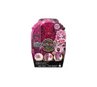 Monster High - Coffret Monstrueux Secrets Draculaura - Poupee Articulee, Dressing, Accessoires - Set Jouet Fille Et Carte Tigres