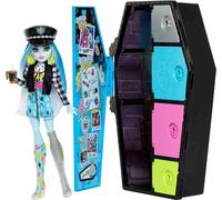 Monster High Coffret Monstrueux Secrets Frankie Stein avec Poupée, Habillage, Casier Et Plus De 19 Accessoires, Jouet Enfant, Dès 4 Ans, HKY62