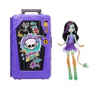 Monster High Coffret Monstrueux Secrets Jinafire Long avec Poupée et Accessoires, Destination : Oasis Glamour avec Mallette et Plus de 19 Surprises comme des Vêtements, JDR52