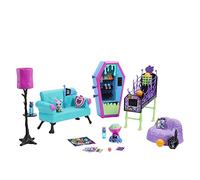Monster High Coffret Salon des élèves Meubles et accessoires pour poupée 2 animaux Multicolore