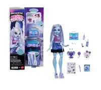 Monster High Coffret Secrets De Beauté Terreur & Bien-être Abbey Bominable, poupée et accessoires avec 13 surprises réalistes dont du henné, de la peinture et du crochet