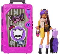 Monster High Coffret Monstrueux Secrets Clawdeen Wolf-poupée, Chalet squelettastique, 19+ surprises