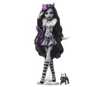 Poupée - Monster High - Clawdeen Wolf - Noir et Blanc - Thème Films d'Horreur Violet