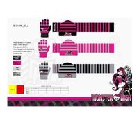 Monster High - Ensemble bonnet, écharpe et gants