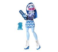 Monster High Poupée Abbey Bominable du Journal des Horreurs, thème Club des Beaux-Arts, avec Veste Universitaire et Accessoire Dont Album de Photos et Outils de Peinture et de Sculpture, JDR58
