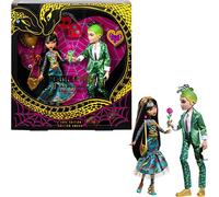 Monster High Howliday Love Edition Lot de 2 poupées Cleo De Nile & Deuce Gorgon Collector avec accessoires de Saint-Valentin et emballage affichable