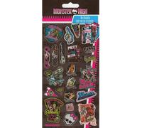 Monster High - Logo - Autocollants - Film SG31802 (Taille unique) (Noir/Multicolore)