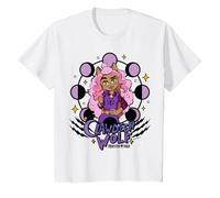 Monster High - Loup clawdeen T-Shirt, Enfant, Blanc, 2 Ans