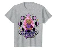 Monster High - Loup clawdeen T-Shirt, Enfant, Gris Chiné, 12 Ans