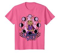 Monster High - Loup clawdeen T-Shirt, Enfant, Rose Chiné, 12 Ans