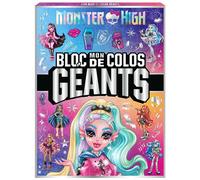 Monster High - Mon bloc de colos géants Grand bloc de coloriage - Mattel - Hachette Jeunesse - broché - Document jeunesse