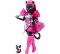 Monster High Monster High-Catty Noir-Poupée Avec Chat Amulette Et Accessoires Multicolore