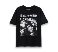 Monster High Noir Dolls T-shirt à manches courtes Femme