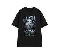 Monster High Noir High Voltage T-shirt à manches courtes Femme