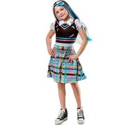 Monster High - Perruque pour Fille BN5678 (Taille Unique) (Blanc/Noir/Bleu)