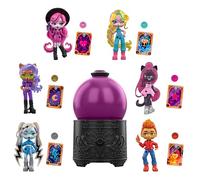 Monster High Potions Assortiment Boule de Cristal avec Mini-poupées, Figurines Surprises de 7,5 cm avec Fonction Water Reveal, Talisman et Carte de voyance (Les Personnages Peuvent Varier), JCX99