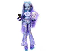 Monster High Poupée Articulée Abbey Bominable Fille du Yeti avec Mammouth Laineux Tundra, Accessoires Effrayants Inclus, À Collectionner, Jouet Enfant, A Partir De 4 Ans, HNF64