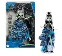 Monster High Poupée Articulée Stitched en Style Frankie Stein en Tenue Thème Couture, Socle Et Certificat D'Authenticité Inclus, À Collectionner, Jouet Enfant, A Partir De 3 Ans, HRL66