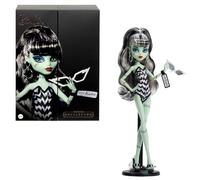 Monster High Poupée Frankie Stein Barbie avec Maillot de Bain Original inspiré de Barbie, Robe de soirée Noire Solo in The Spotlight et Accessoires, JHK28