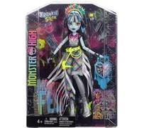 Monster high - poupee frankie stein et accessoires tendance - collection monster fest party - set jouet fille et carte animaux