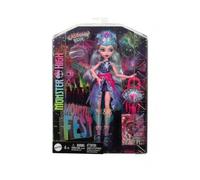 Monster High - Poupee Lagoona Blue Tenue Glamour Festival Monster Fest - Goule, Creature des Mers - Set Jouet Fille et Carte