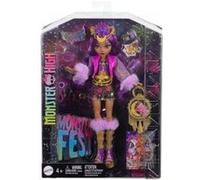 pour Monster High - Poupee Loup Garou clawdeen Wolf en Tenue Monster Fest, avec Accessoires Party Fashion - Set Jouet et Carte