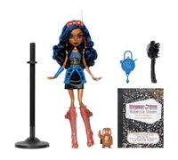 Monster High Poupée Boo-riginal Robecca Steam – socle, journal intime, pingouin JHK59