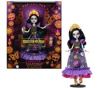 Monster High Poupée Skelita Calaveras Dia De Muertos à collectionner avec crâne en sucre traditionnel et détails de souci