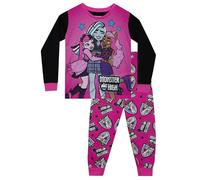 Monster High Pyjama Draculaura Pyjamas Fille | Vêtements Enfants | Marchandise Officielle | Rose | 8-9 Ans