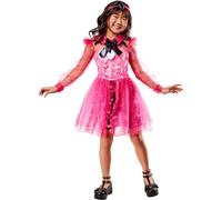Monster High - Robe de Costume "Deluxe" '" 'Draculaura' - Enfants BN5733 (152-158) (Rose/Blanc/Noir)