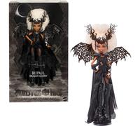 Monster High Rupaul Doll Dragon Queen Collectible avec une robe noire brillante Bottes-bottes-bottes et un emballage premium