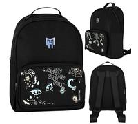 Monster High Sac à dos maternel noir pour filles 25 x 28 x 10 cm STARPAK, Sac à dos, Taille Unique
