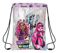 MONSTER HIGH Sac à dos plat Junior, sac à dos, idéal pour les enfants de différents âges, confortable et polyvalent, qualité et résistance, 26 x 34 cm, Lilas, lilas, Estándar, Décontracté