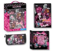 Monster High Set cadeau dossier, carnet et étui