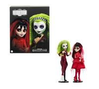 Monster High Skullector Coffret de 2 poupées de collection Bételgeuse et Lydia Deetz issues du film « Beetlejuice Beetlejuice » avec accessoires et emballage à exposer, HYV96