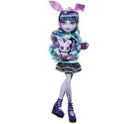Monster High-Soirée Pyjama-Coffret avec poupée Twyla et accessoires HLP87