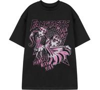 Monster High - T-shirt "Fangtastic" pour femme manches courtes NS8340 (M) (Noir)