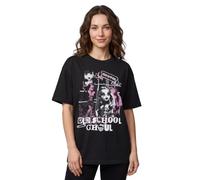 Monster High T-Shirt Haute Femme | Tee-Shirt Graphique Optiones| Haut décontracté à Manches Courtes | Impression de Personnages
